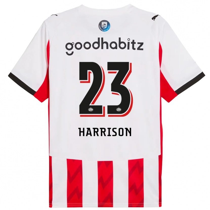 Danxen Män Amy Harrison #23 Röd Vit Hemmatröja Matchtröjor 2025/26 Tröjor T-Tröja