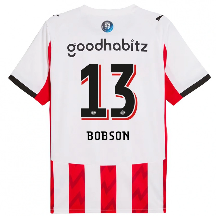 Danxen Män Ersien Bobson #13 Röd Vit Hemmatröja Matchtröjor 2025/26 Tröjor T-Tröja