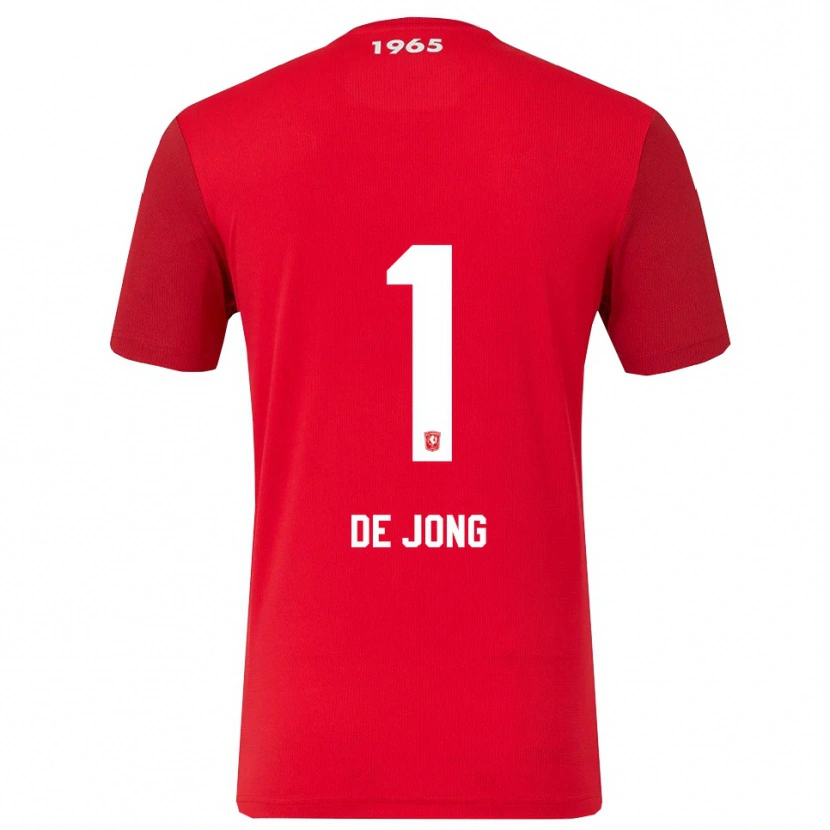 Danxen Män Danielle De Jong #1 Röd Vit Hemmatröja Matchtröjor 2025/26 Tröjor T-Tröja