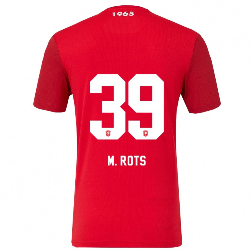 Danxen Män Mats Rots #39 Röd Vit Hemmatröja Matchtröjor 2025/26 Tröjor T-Tröja