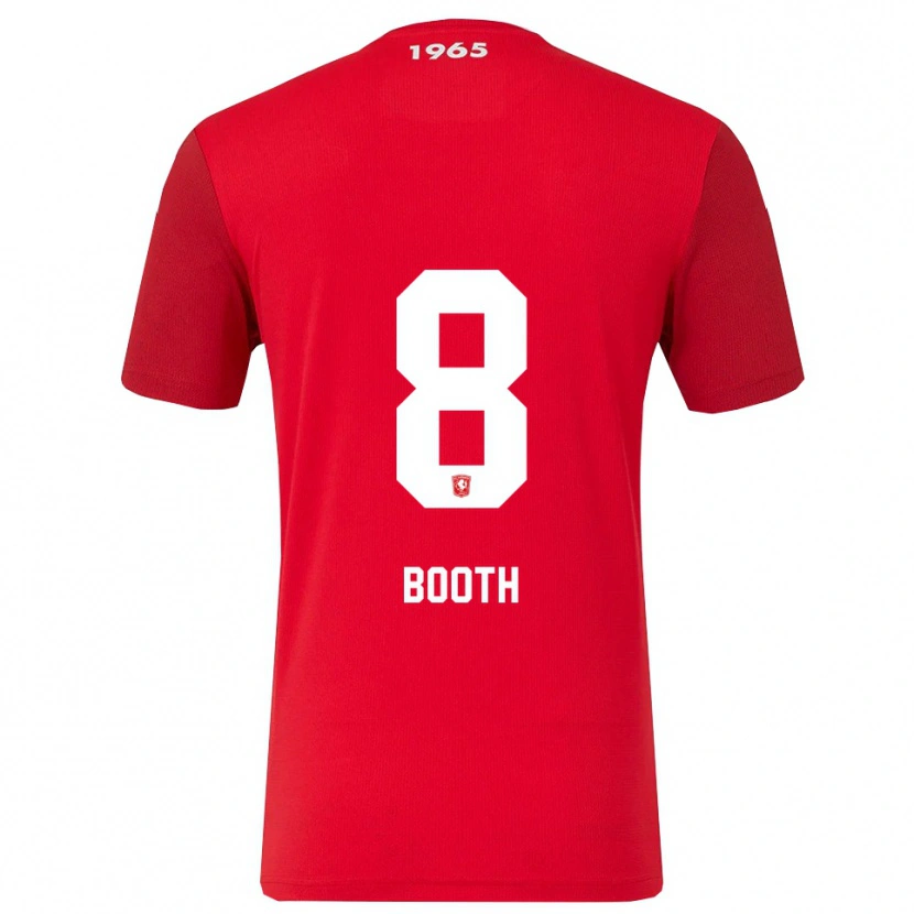 Danxen Män Taylor Booth #8 Röd Vit Hemmatröja Matchtröjor 2025/26 Tröjor T-Tröja