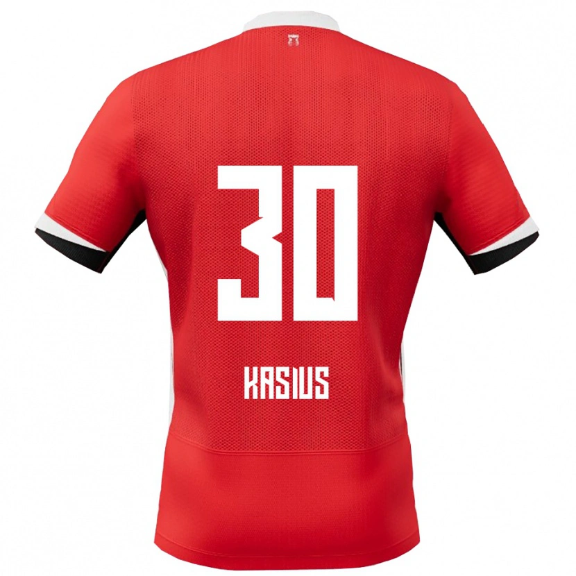 Danxen Män Denso Kasius #30 Röd Vit Hemmatröja Matchtröjor 2025/26 Tröjor T-Tröja