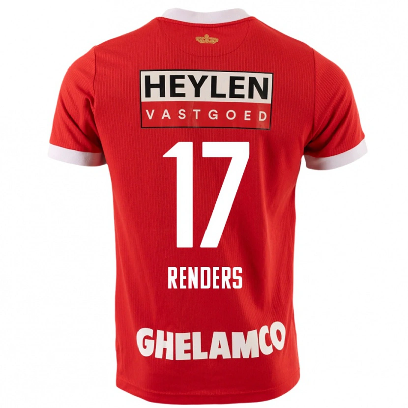Danxen Män Semm Renders #17 Röd Vit Hemmatröja Matchtröjor 2025/26 Tröjor T-Tröja