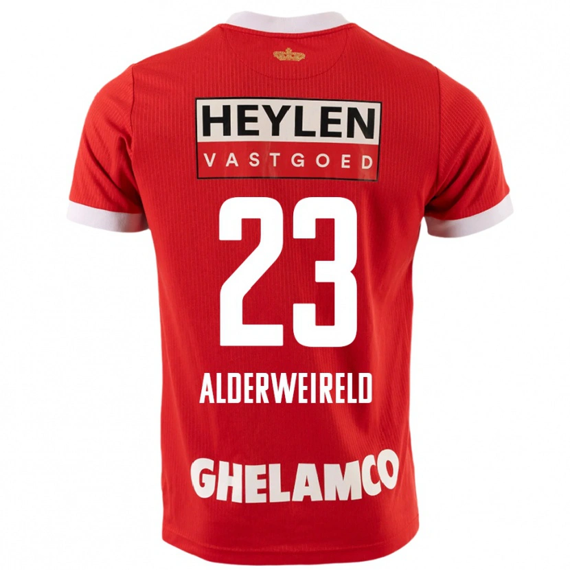 Danxen Män Toby Alderweireld #23 Röd Vit Hemmatröja Matchtröjor 2025/26 Tröjor T-Tröja