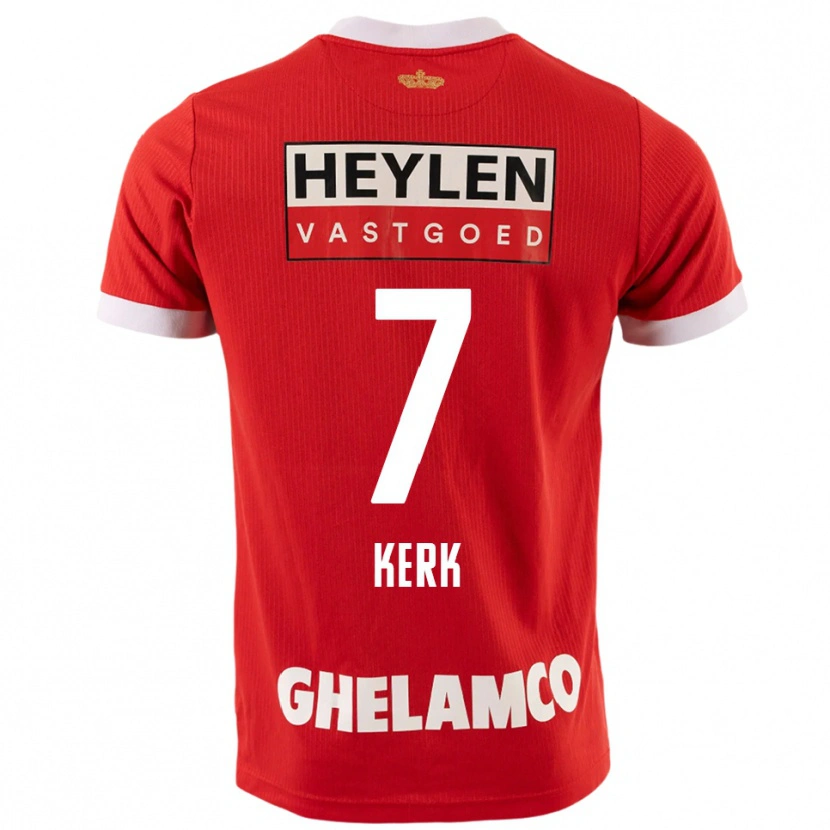 Danxen Män Gyrano Kerk #7 Röd Vit Hemmatröja Matchtröjor 2025/26 Tröjor T-Tröja