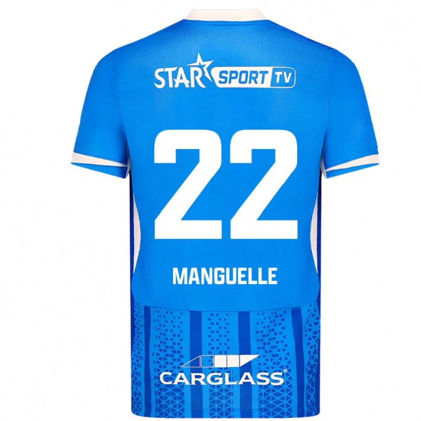 Danxen Män Brad Manguelle #22 Blå Vit Hemmatröja Matchtröjor 2025/26 Tröjor T-Tröja