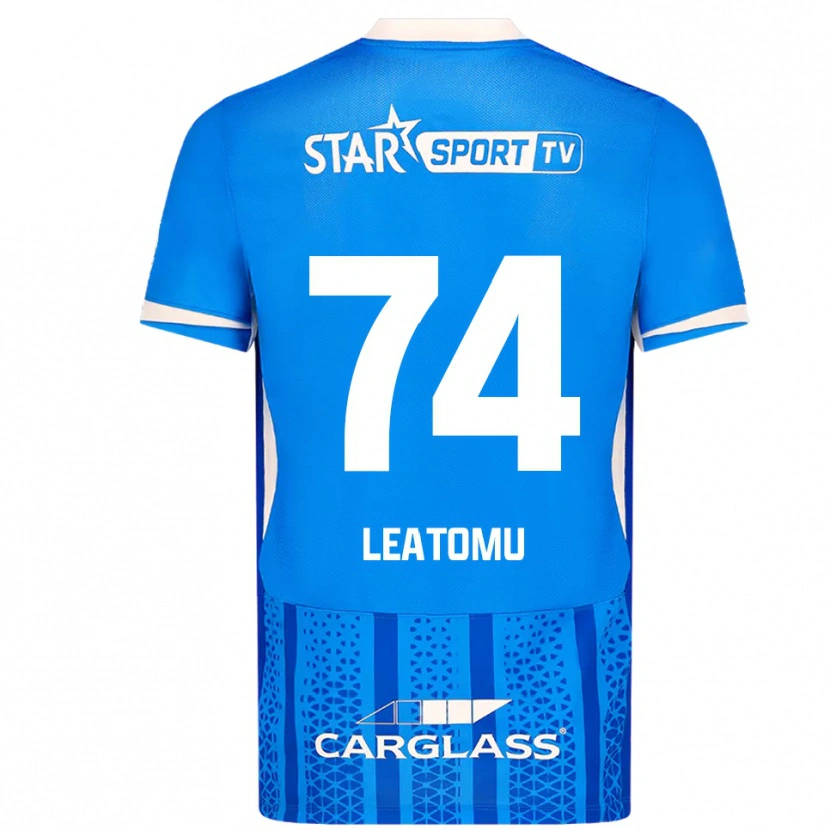 Danxen Män Noa Leatomu #74 Blå Vit Hemmatröja Matchtröjor 2025/26 Tröjor T-Tröja