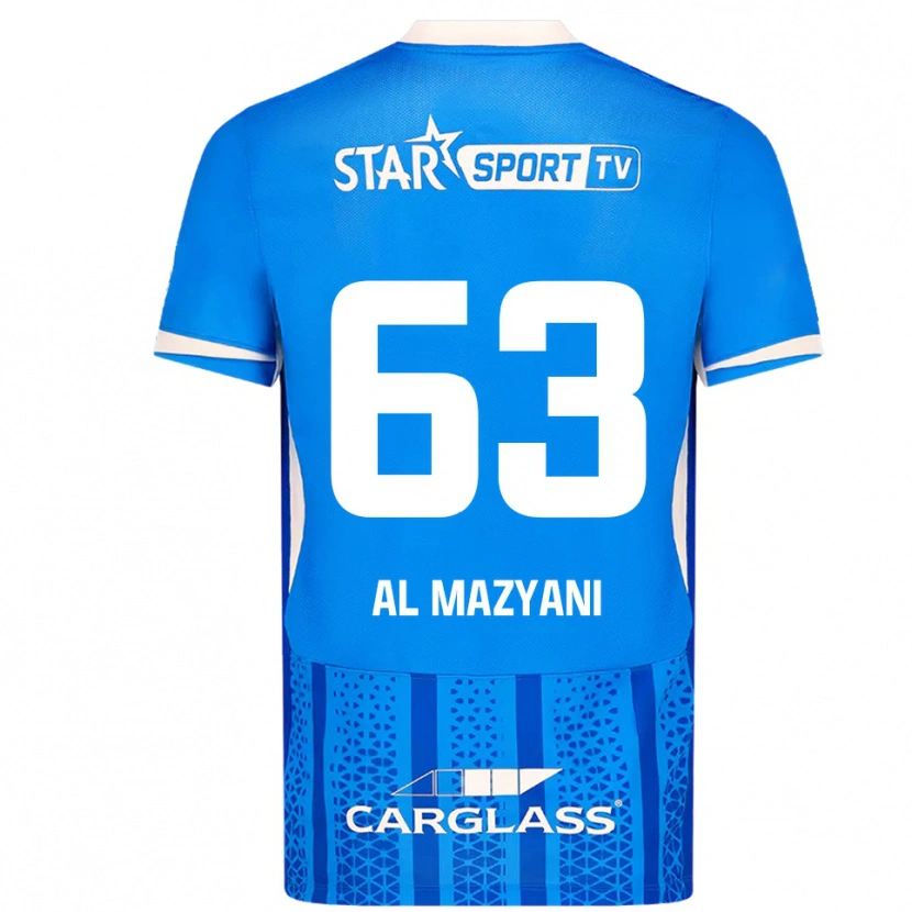Danxen Män Faissal Al Mazyani #63 Blå Vit Hemmatröja Matchtröjor 2025/26 Tröjor T-Tröja