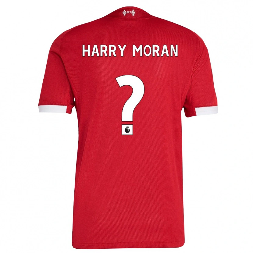 Danxen Män Harry Moran #0 Röd Vit Hemmatröja Matchtröjor 2025/26 Tröjor T-Tröja