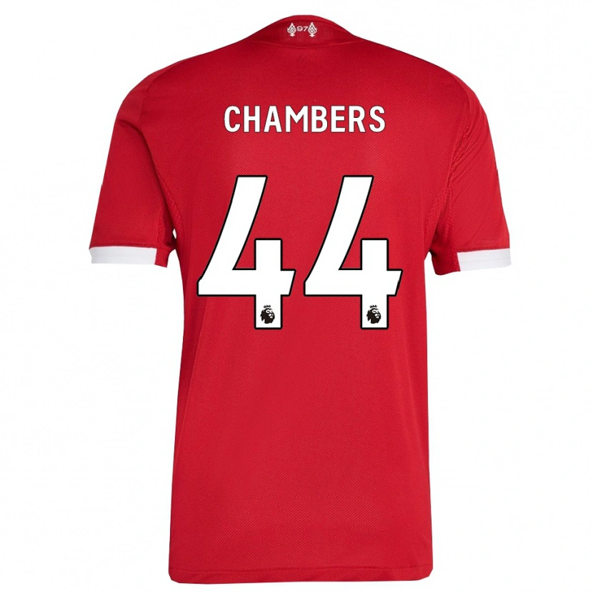 Danxen Män Luke Chambers #44 Röd Vit Hemmatröja Matchtröjor 2025/26 Tröjor T-Tröja