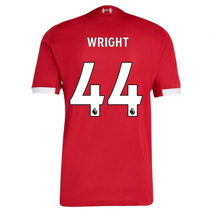 Danxen Män Will Wright #44 Röd Vit Hemmatröja Matchtröjor 2025/26 Tröjor T-Tröja