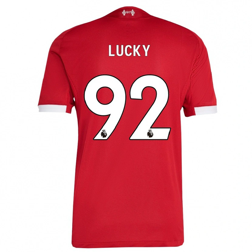 Danxen Män Wellity Lucky #92 Röd Vit Hemmatröja Matchtröjor 2025/26 Tröjor T-Tröja