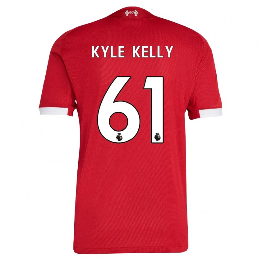 Danxen Män Kyle Kelly #61 Röd Vit Hemmatröja Matchtröjor 2025/26 Tröjor T-Tröja