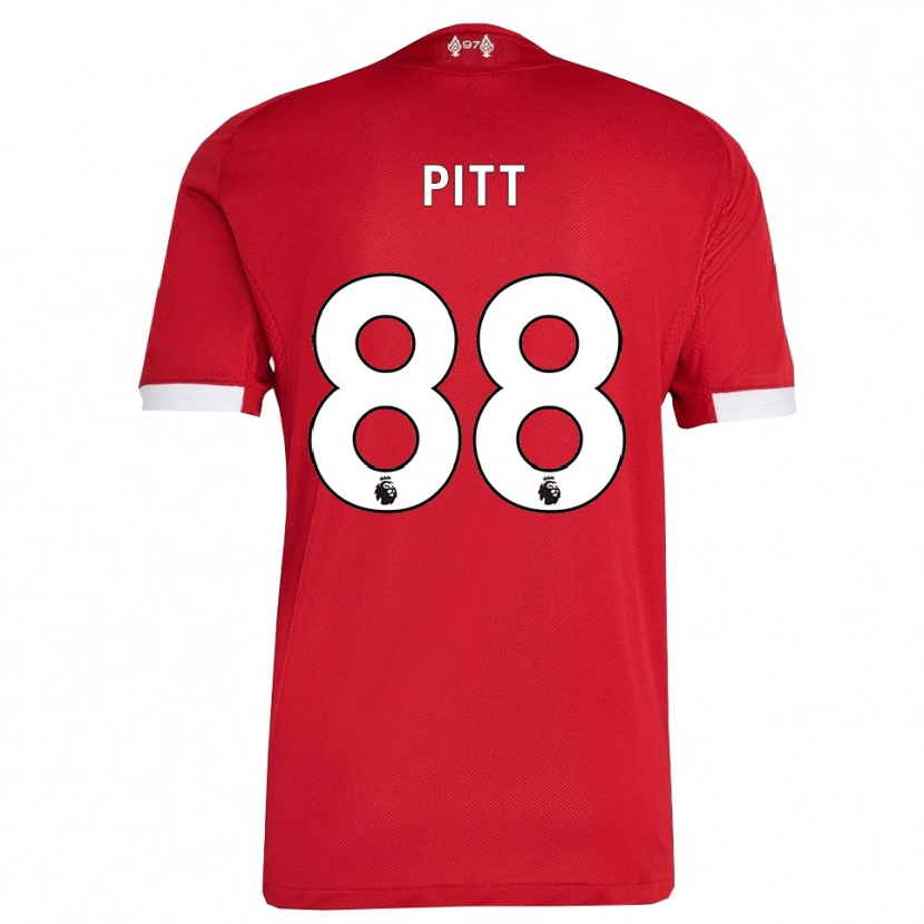 Danxen Män Lucas Pitt #88 Röd Vit Hemmatröja Matchtröjor 2025/26 Tröjor T-Tröja