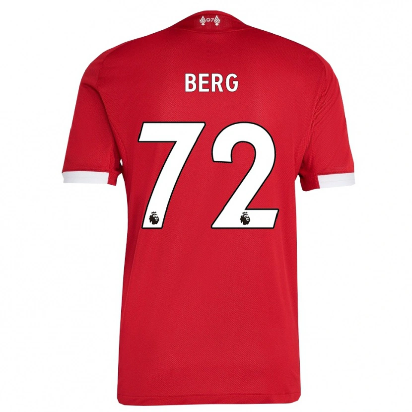 Danxen Män Sepp Van Den Berg #72 Röd Vit Hemmatröja Matchtröjor 2025/26 Tröjor T-Tröja