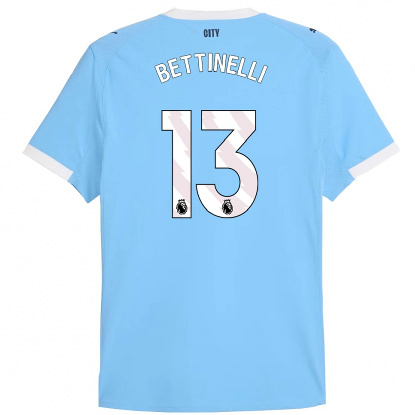 Danxen Män Marcus Bettinelli #13 Himmelsblå Vit Hemmatröja Matchtröjor 2025/26 Tröjor T-Tröja
