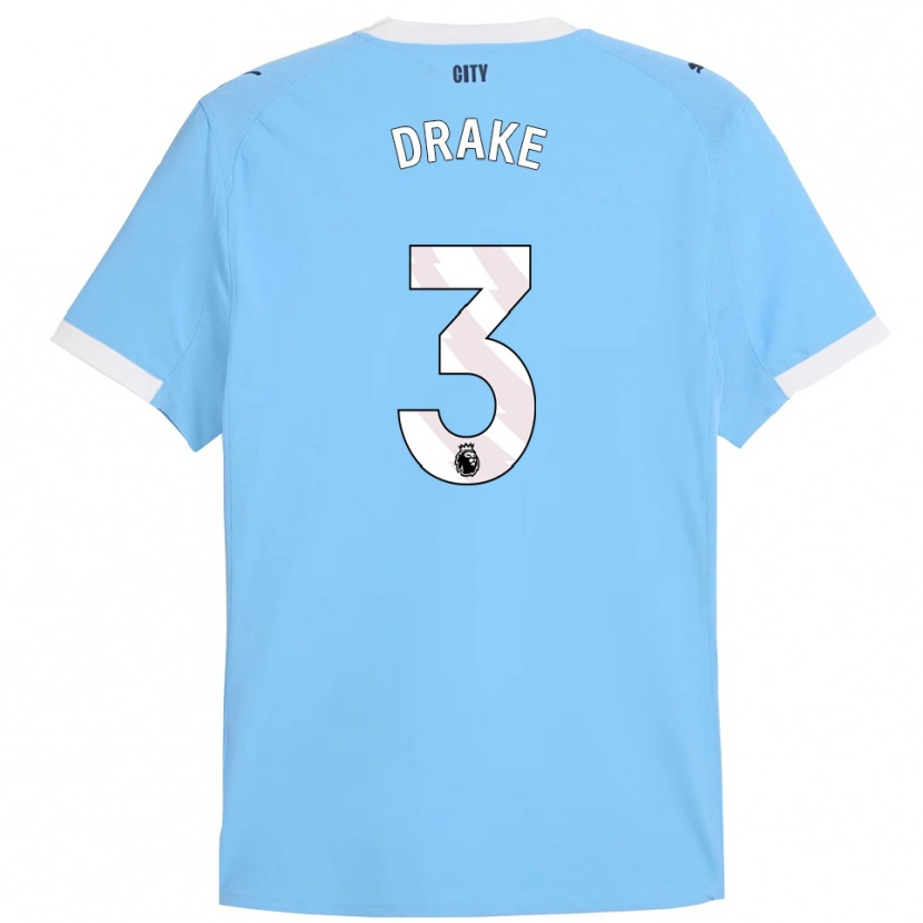 Danxen Män Leke Drake #3 Himmelsblå Vit Hemmatröja Matchtröjor 2025/26 Tröjor T-Tröja