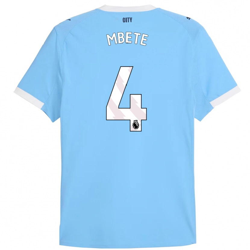 Danxen Män Luke Mbete #4 Himmelsblå Vit Hemmatröja Matchtröjor 2025/26 Tröjor T-Tröja