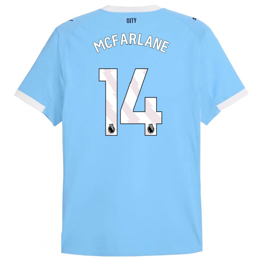 Danxen Män Christian Mcfarlane #14 Himmelsblå Vit Hemmatröja Matchtröjor 2025/26 Tröjor T-Tröja