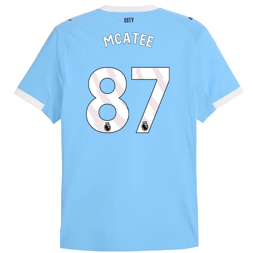 Danxen Män James Mcatee #87 Himmelsblå Vit Hemmatröja Matchtröjor 2025/26 Tröjor T-Tröja