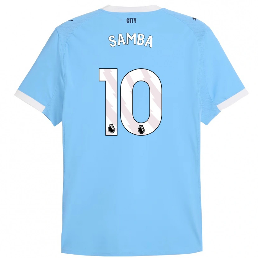 Danxen Män Tyrone Samba #10 Himmelsblå Vit Hemmatröja Matchtröjor 2025/26 Tröjor T-Tröja