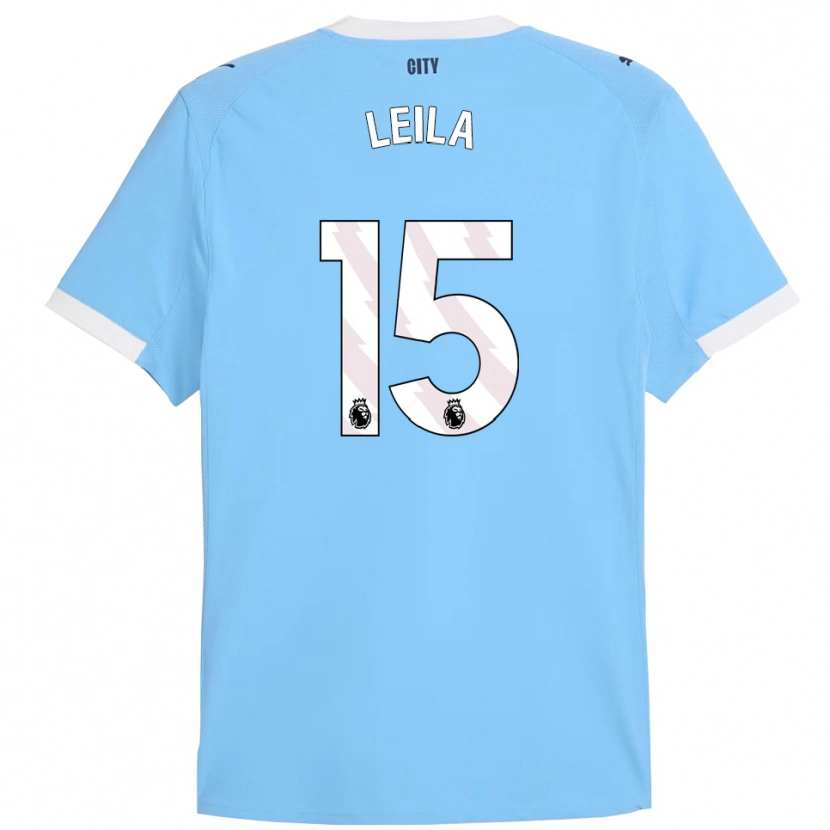Danxen Män Leila Ouahabi #15 Himmelsblå Vit Hemmatröja Matchtröjor 2025/26 Tröjor T-Tröja