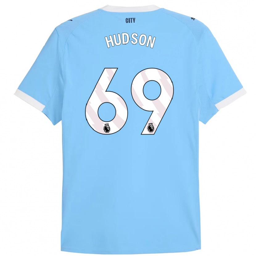 Danxen Män Max Hudson #69 Himmelsblå Vit Hemmatröja Matchtröjor 2025/26 Tröjor T-Tröja