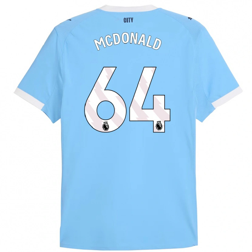 Danxen Män Rowan Mcdonald #64 Himmelsblå Vit Hemmatröja Matchtröjor 2025/26 Tröjor T-Tröja