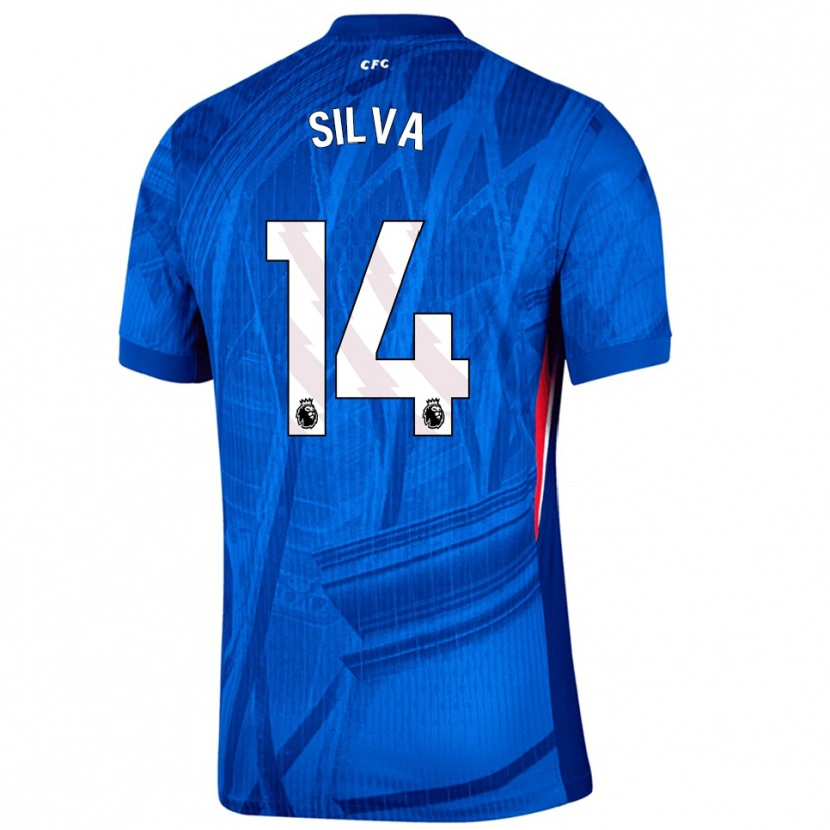 Danxen Män Isago Silva #14 Blå Vit Hemmatröja Matchtröjor 2025/26 Tröjor T-Tröja