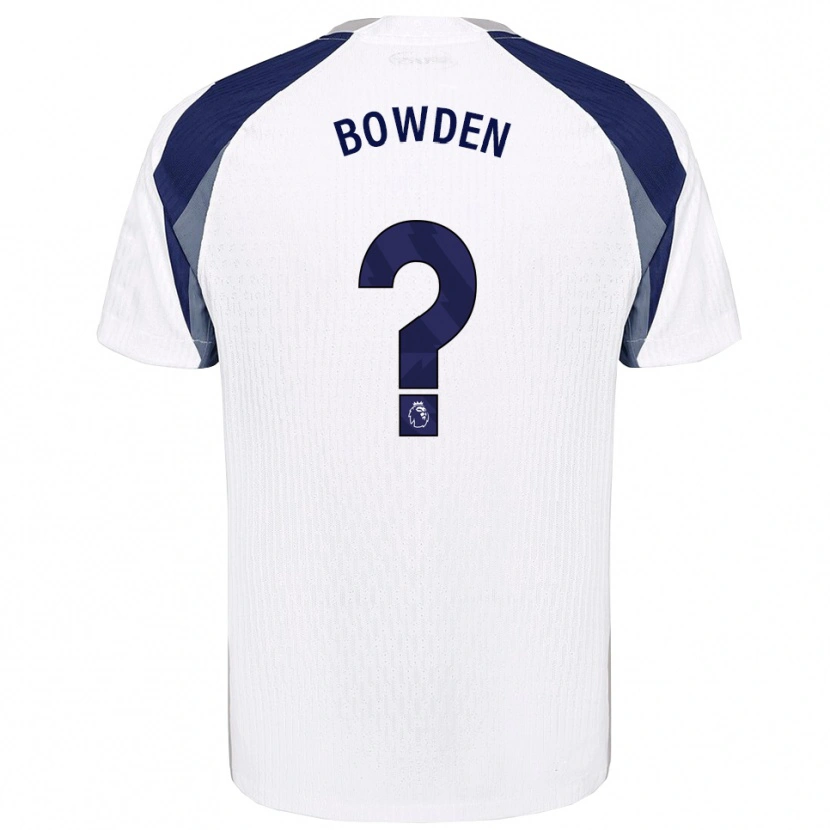 Danxen Män Jamie Bowden #0 Vit Marinblå Hemmatröja Matchtröjor 2025/26 Tröjor T-Tröja