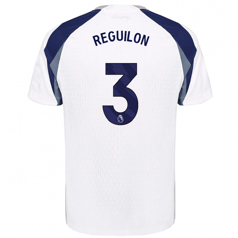 Danxen Män Sergio Reguilon #3 Vit Marinblå Hemmatröja Matchtröjor 2025/26 Tröjor T-Tröja