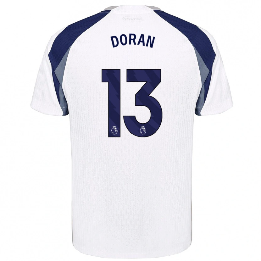 Danxen Män Farren Doran #13 Vit Marinblå Hemmatröja Matchtröjor 2025/26 Tröjor T-Tröja