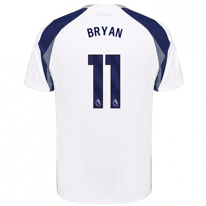 Danxen Män Bryan Gil #11 Vit Marinblå Hemmatröja Matchtröjor 2025/26 Tröjor T-Tröja