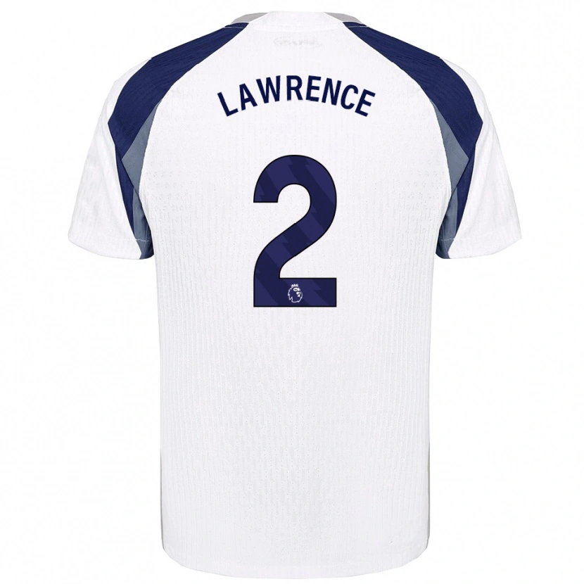Danxen Män Donte Lawrence #2 Vit Marinblå Hemmatröja Matchtröjor 2025/26 Tröjor T-Tröja