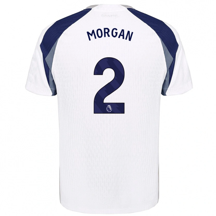 Danxen Män Esther Morgan #2 Vit Marinblå Hemmatröja Matchtröjor 2025/26 Tröjor T-Tröja