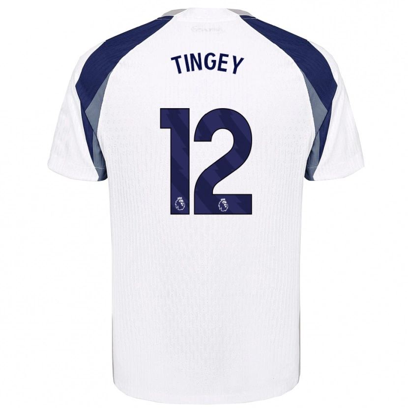 Danxen Män Tyler Tingey #12 Vit Marinblå Hemmatröja Matchtröjor 2025/26 Tröjor T-Tröja