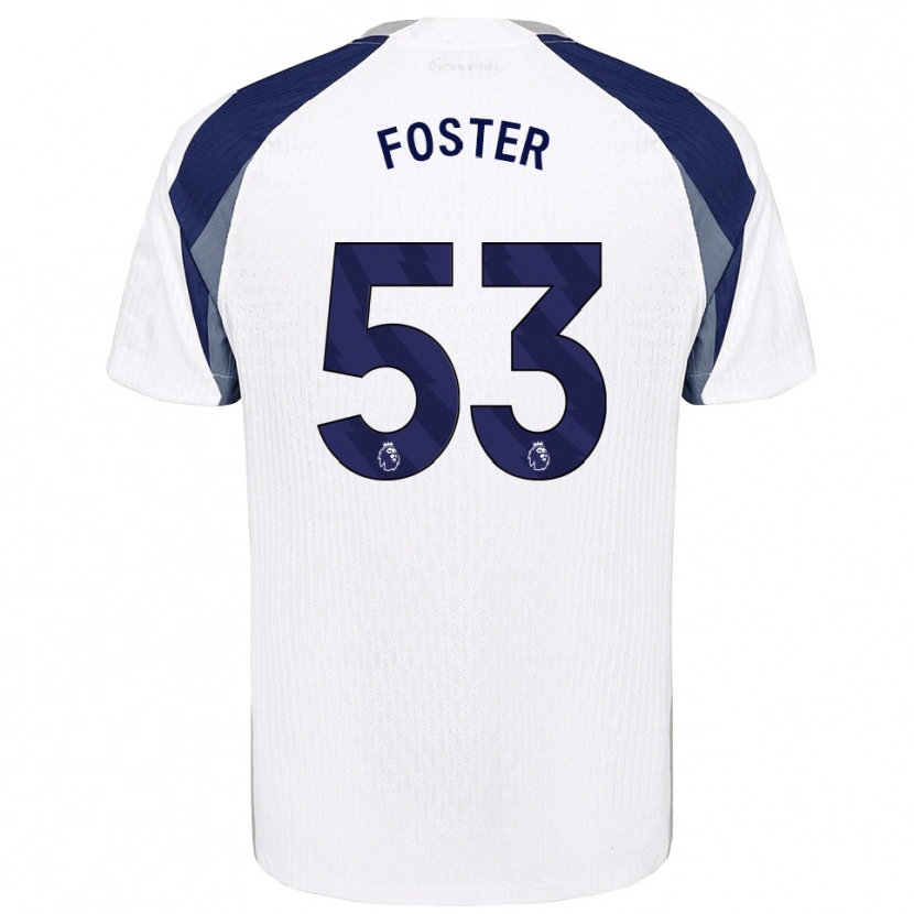 Danxen Män Brooklyn Lyons Foster #53 Vit Marinblå Hemmatröja Matchtröjor 2025/26 Tröjor T-Tröja