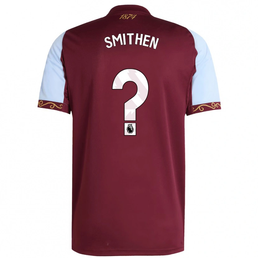 Danxen Män Tay'veon Smithen #0 Vinröd Himmelsblå Hemmatröja Matchtröjor 2025/26 Tröjor T-Tröja