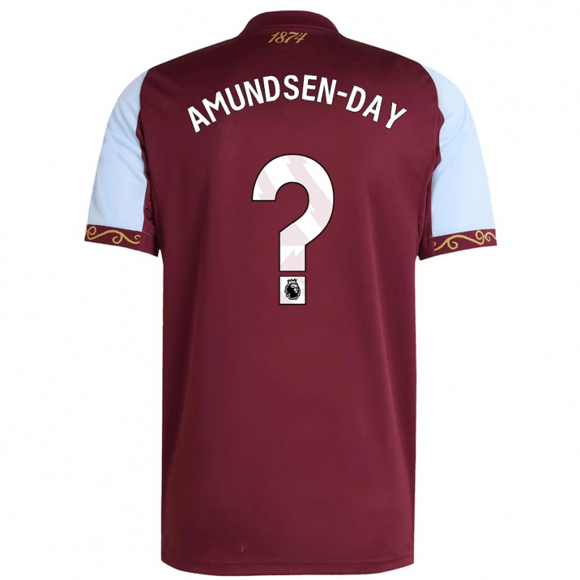 Danxen Män Ethan Amundsen-Day #0 Vinröd Himmelsblå Hemmatröja Matchtröjor 2025/26 Tröjor T-Tröja