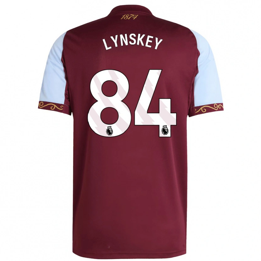 Danxen Män Alfie Lynskey #84 Vinröd Himmelsblå Hemmatröja Matchtröjor 2025/26 Tröjor T-Tröja