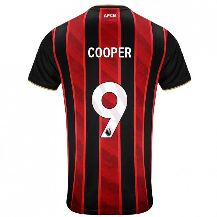 Danxen Män Lucy Cooper #9 Röd Svart Hemmatröja Matchtröjor 2025/26 Tröjor T-Tröja