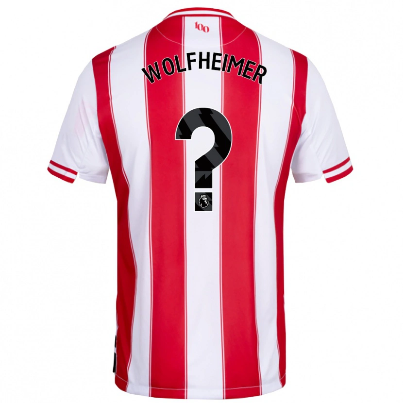 Danxen Män Connor Wolfheimer #0 Röd Vit Hemmatröja Matchtröjor 2025/26 Tröjor T-Tröja