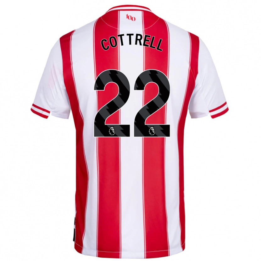 Danxen Män Eleonora Cottrell #22 Röd Vit Hemmatröja Matchtröjor 2025/26 Tröjor T-Tröja