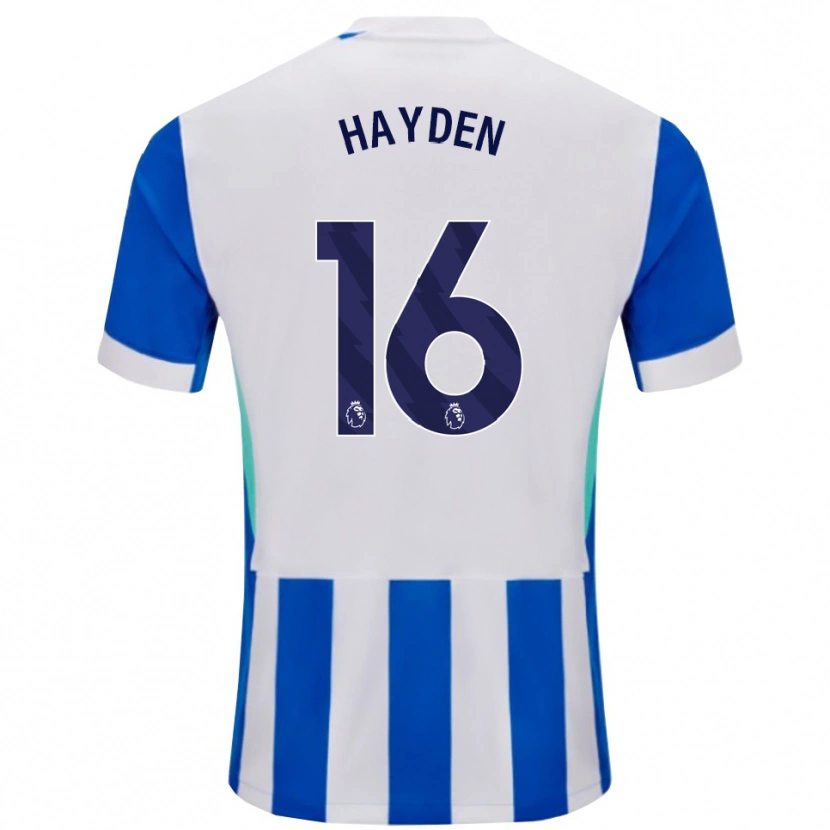 Danxen Män Matthew Hayden #16 Blå Vit Hemmatröja Matchtröjor 2025/26 Tröjor T-Tröja