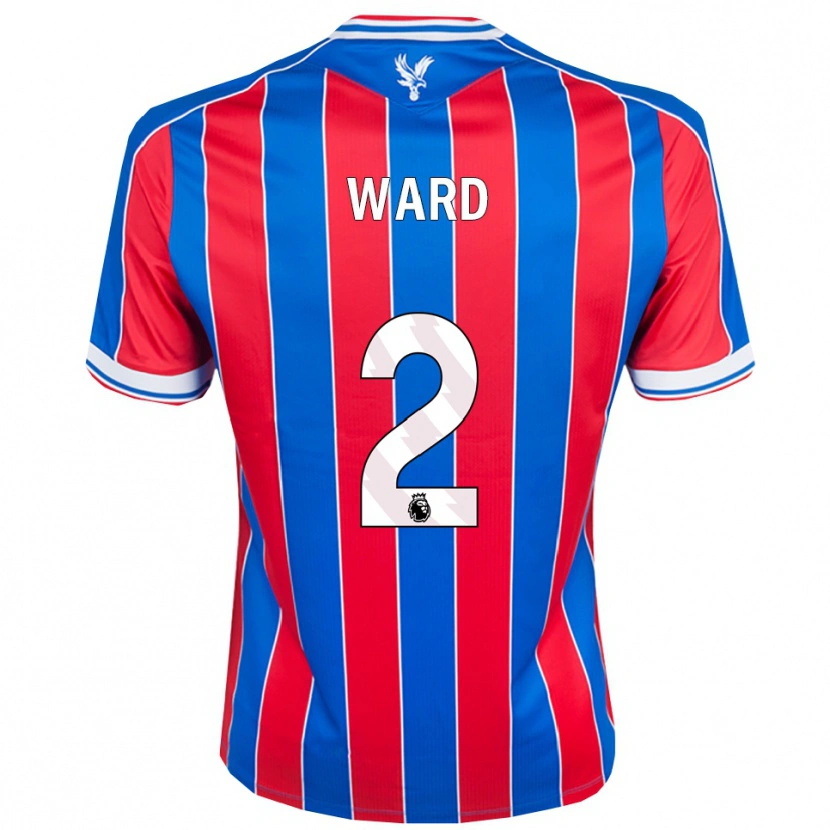 Danxen Män Joel Ward #2 Blå Röd Vit Hemmatröja Matchtröjor 2025/26 Tröjor T-Tröja