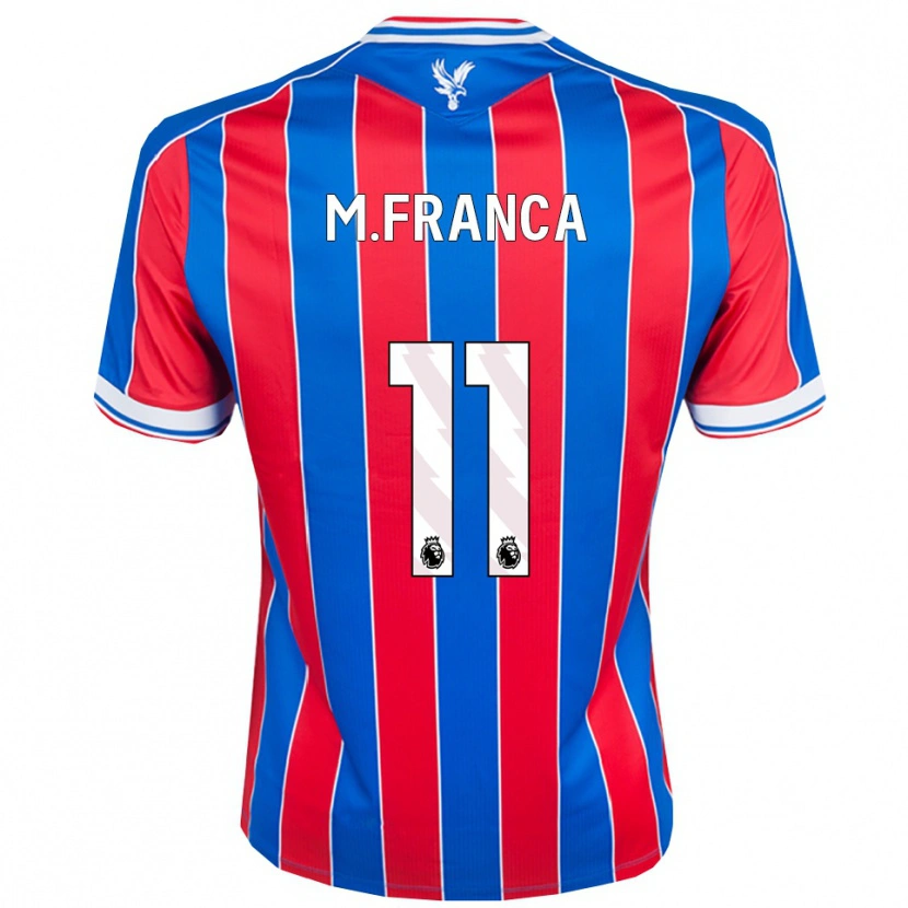 Danxen Män Matheus França #11 Blå Röd Vit Hemmatröja Matchtröjor 2025/26 Tröjor T-Tröja