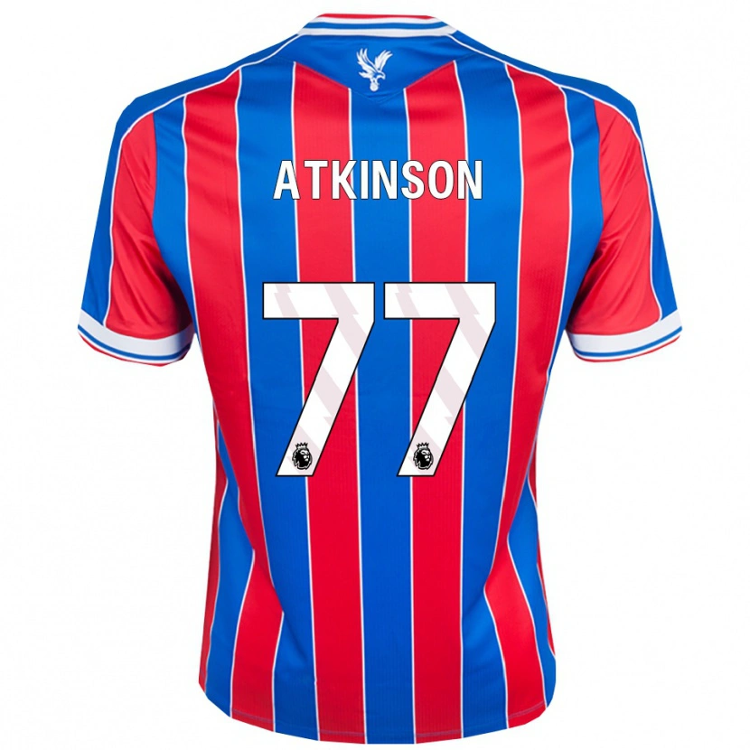 Danxen Män Isibeal Atkinson #77 Blå Röd Vit Hemmatröja Matchtröjor 2025/26 Tröjor T-Tröja