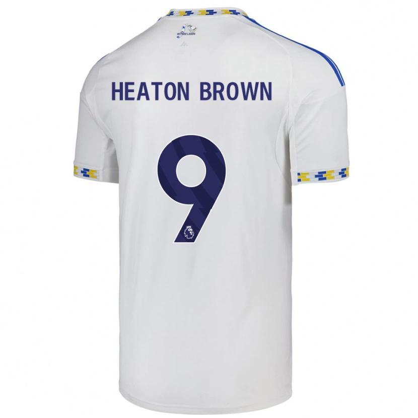 Danxen Män Heaton Brown #9 Vit Blå Hemmatröja Matchtröjor 2025/26 Tröjor T-Tröja