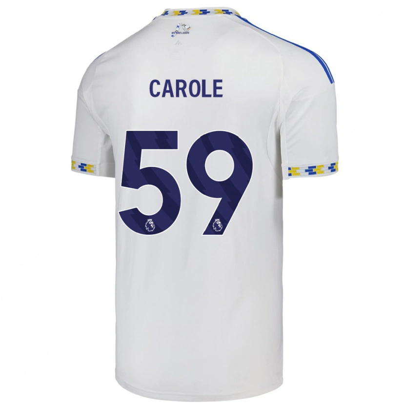 Danxen Män Keenan Carole #59 Vit Blå Hemmatröja Matchtröjor 2025/26 Tröjor T-Tröja