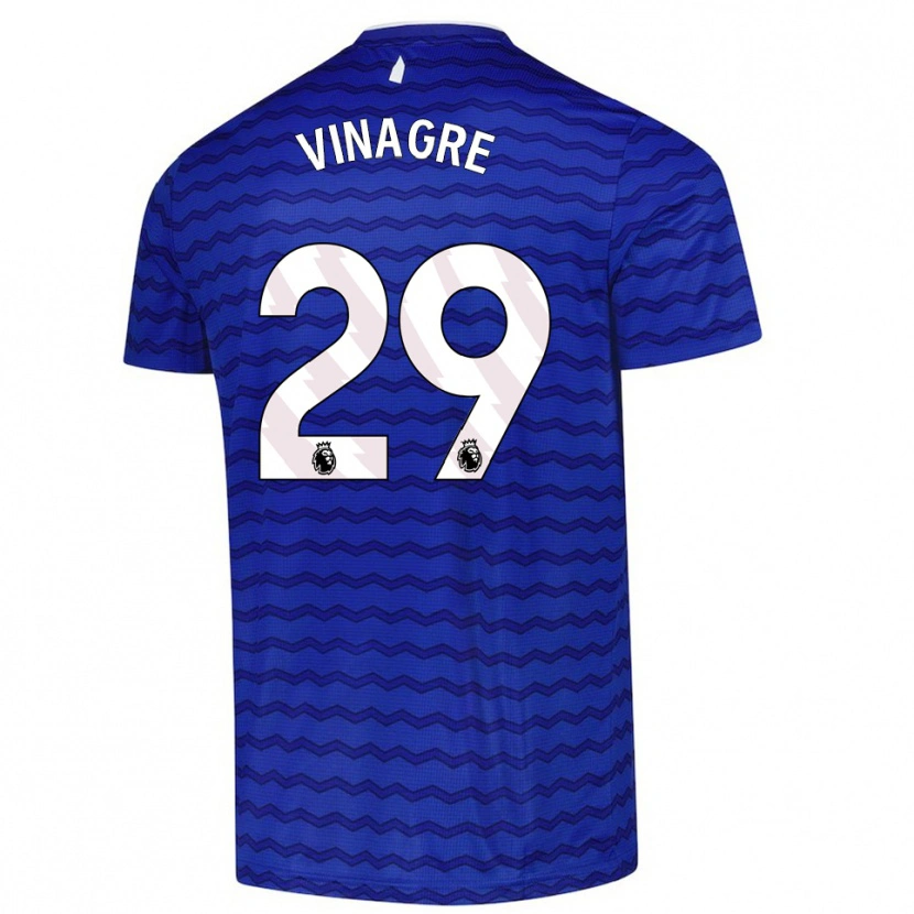 Danxen Män Ruben Vinagre #29 Blå Marinblå Hemmatröja Matchtröjor 2025/26 Tröjor T-Tröja